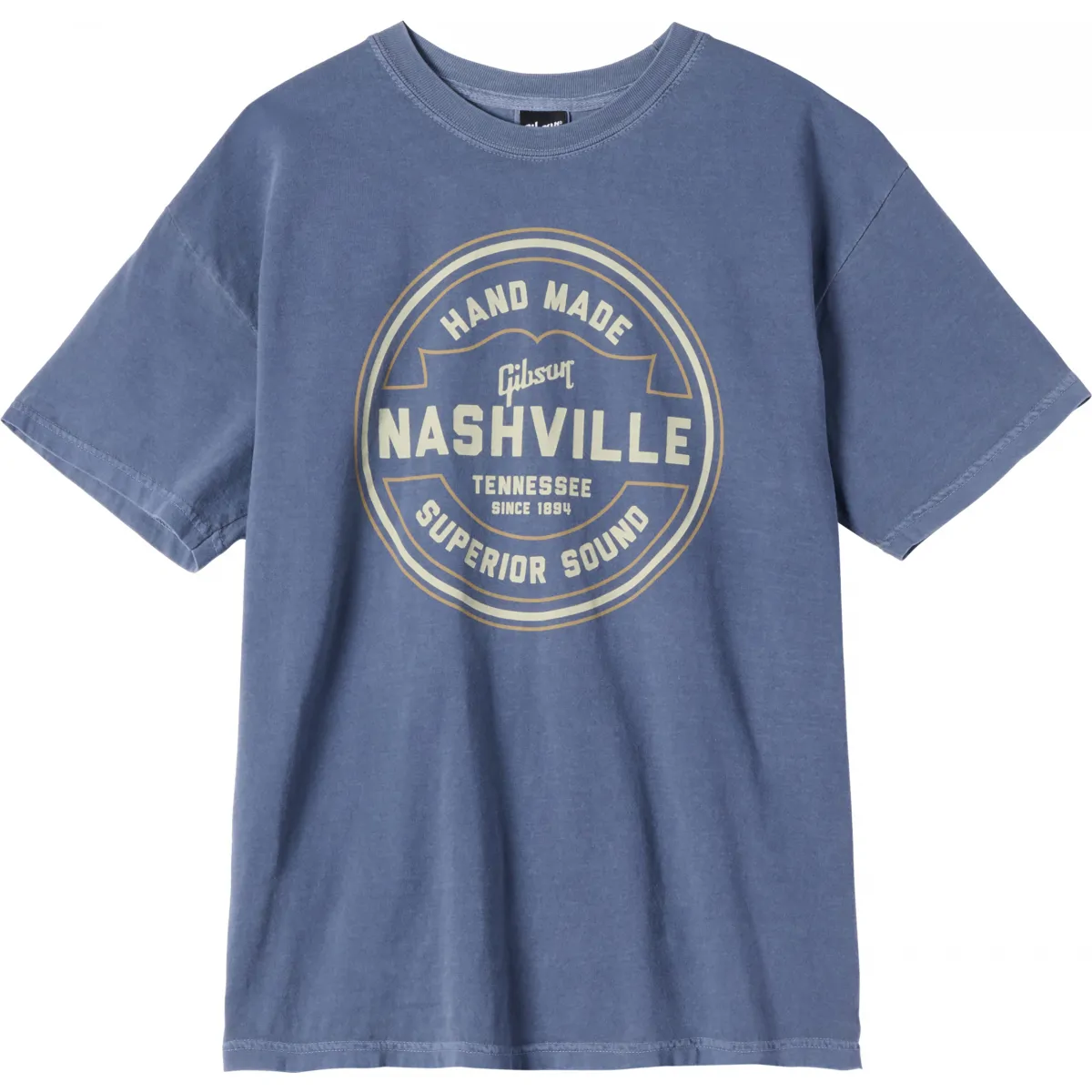 Gibson Gibson Superior Sound Tee (Vintage Blue) Medium "M" koszulka T-shirt