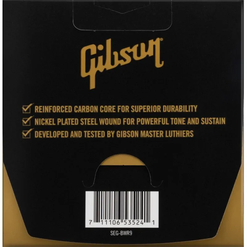 Gibson Gibson SEG-BWR9 9-42 Brite Wire Reinforced struny elektryczne - zdjecie 2