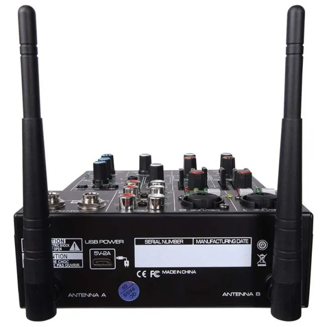 DNA DNA MIXMIC 2 mikser audio USB Bluetooth + mikrofony bezprzewodowe zestaw - zdjecie 3