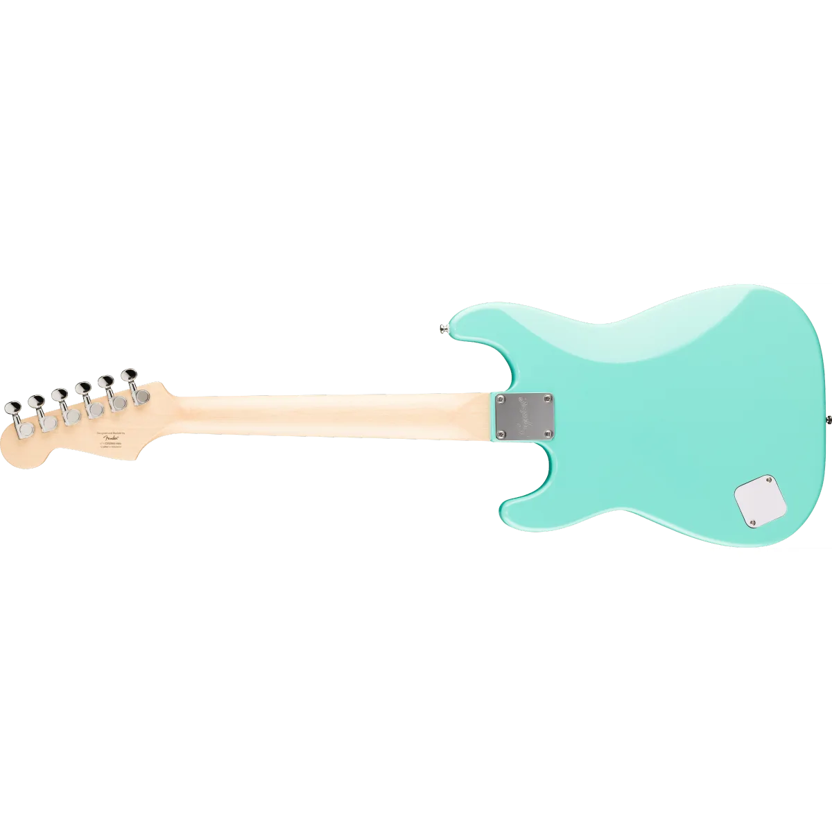 Squier Squier Mini Stratocaster Maple Fingerboard White Pickguard Sea Foam Green - zdjecie 2