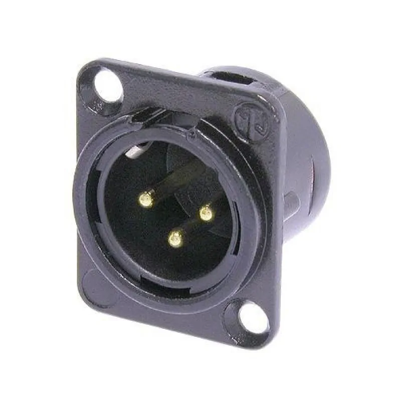 Neutrik Neutrik NC3MD-L-B gniazdo XLR M męski tablicowe