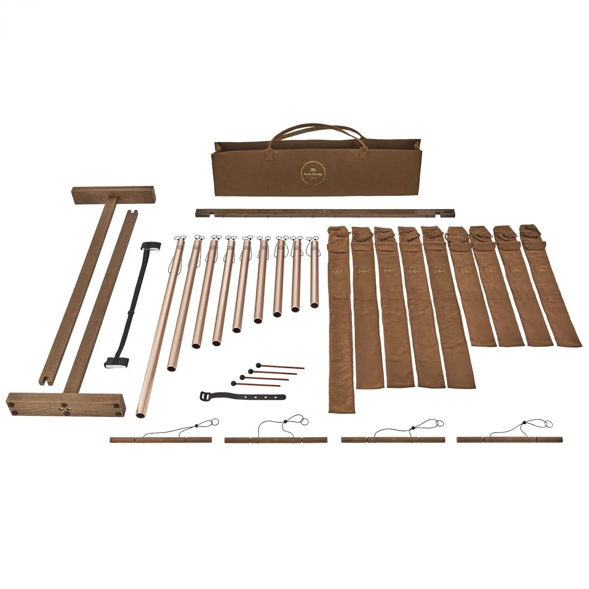 Meinl Sonic Energy MEINL Sonic Energy SBTSETSOL dzwony rurowe 9 szt + statyw Solfeggio - zdjecie 2