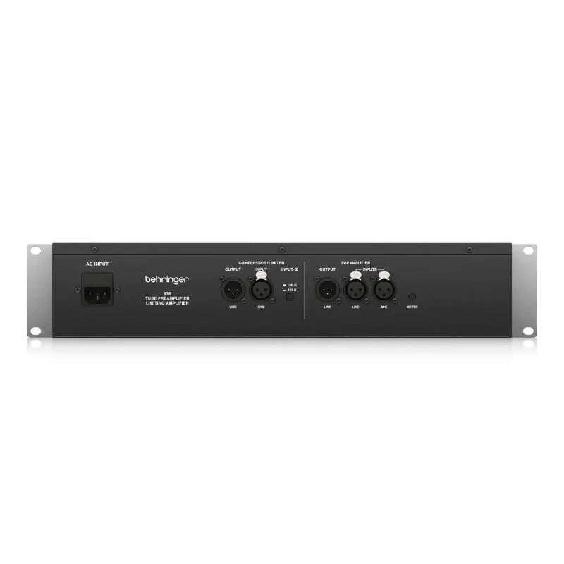 Behringer Behringer 676 Przedwzmacniacz mikrofonowy lampowy - zdjecie 2