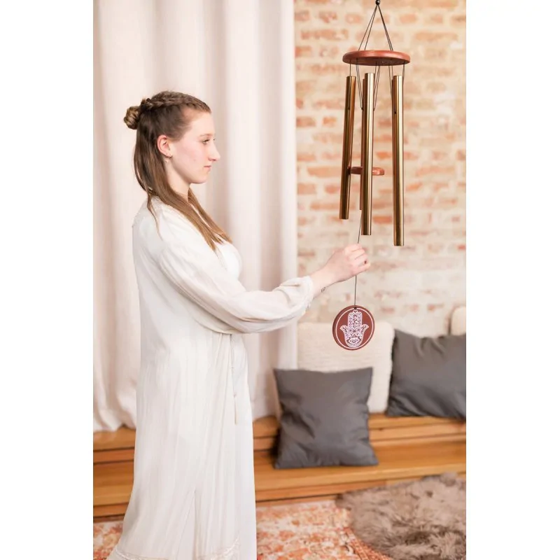 Meinl Sonic Energy MEINL Sonic Energy Hamsa Meditation Chime, 36" / 90 cm, 432 Hz, Bronze - zdjecie 3