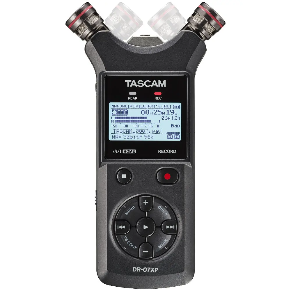 TASCAM Tascam DR-07XP - Przenośny rejestrator cyfrowy z interfejsem USB