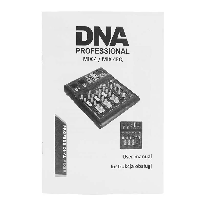DNA DNA MIX 4 mikser audio USB MP3 analogowy 4 kanały - zdjecie 5