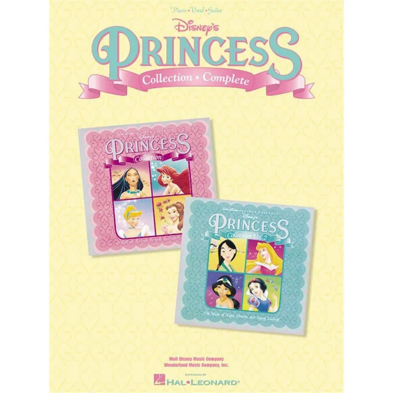 Hal Leonard Disney's Princess Collection (Complete) Piano/Vocal/Guitar