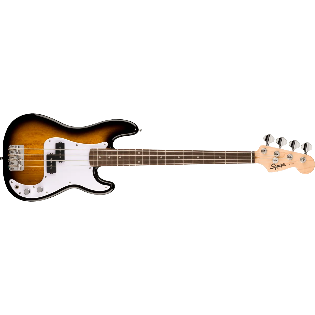 Squier Squier Mini Precision Bass Laurel Fingerboard White Pickguard 2-Color Sunburst