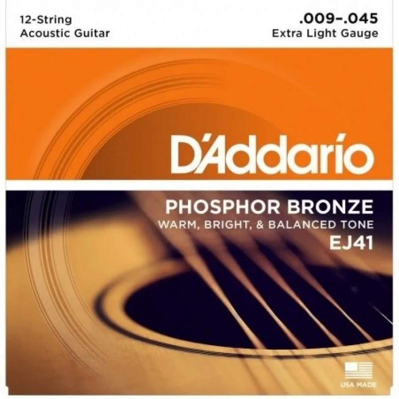 D'ADDARIO D'Addario EJ41 struny akustyczne 9-45 12-str