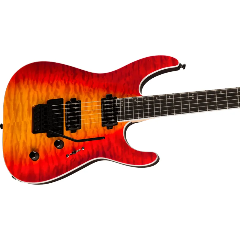 Jackson Jackson Pro Plus Series Dinky DKAQ Ebony Fingerboard Firestorm - zdjecie 4