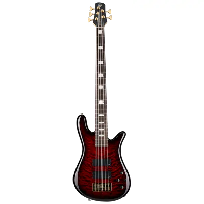 SPECTOR BASSES Spector Icon NS-5 Bolt-On Black Cherry Gloss gitara basowa