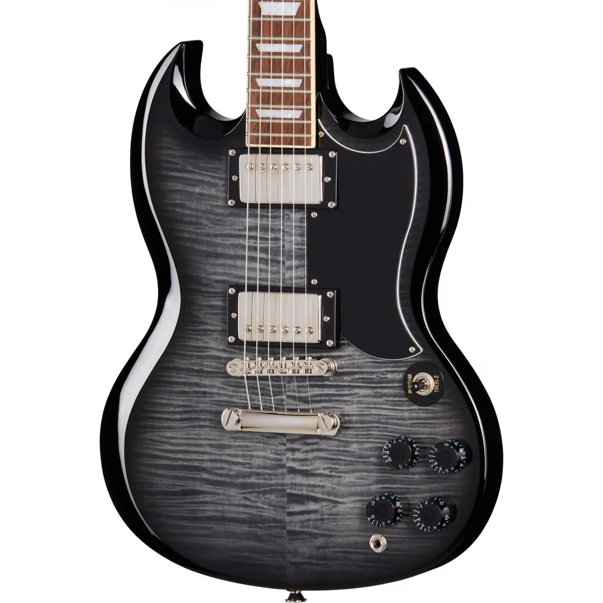 EPIPHONE Epiphone SG Tribute Plus Ebony Burst - zdjecie 8