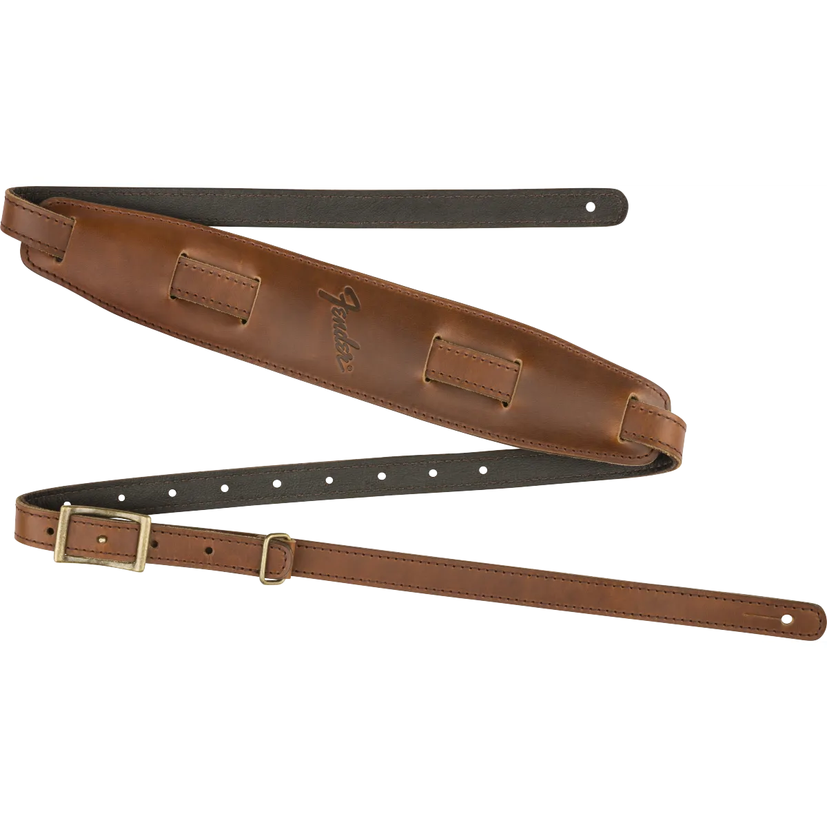 FENDER Fender Mustang Saddle Strap Standard Cognac 2.25"
