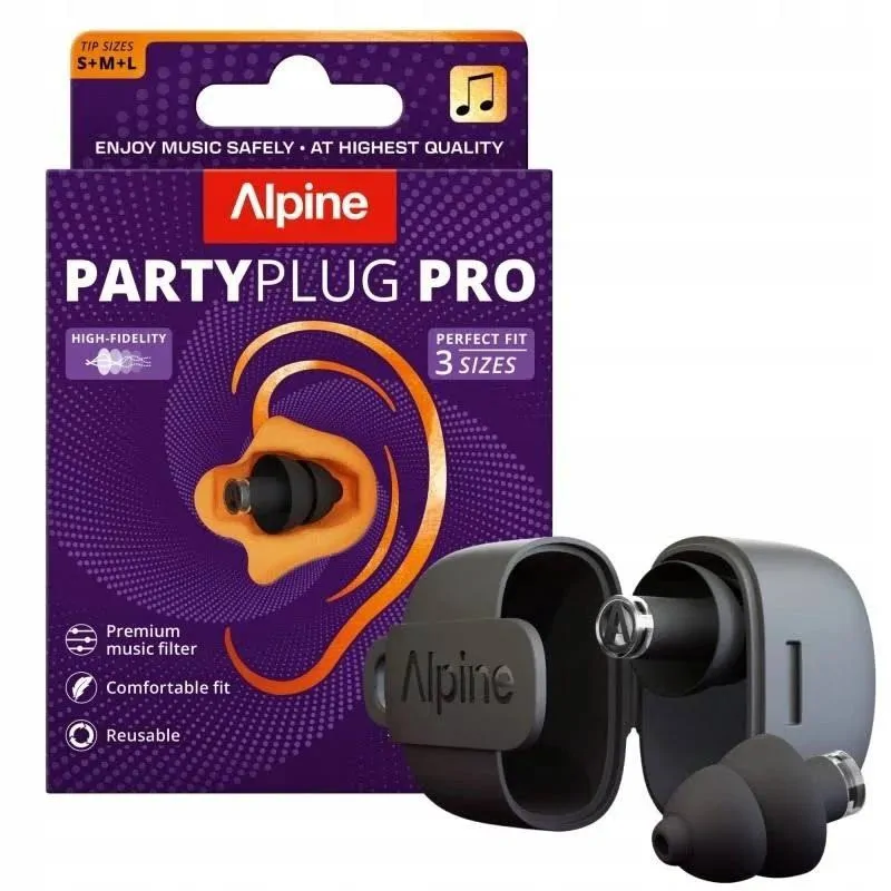 ALPINE Alpine PARTYPLUG Pro stopery do uszu czarne