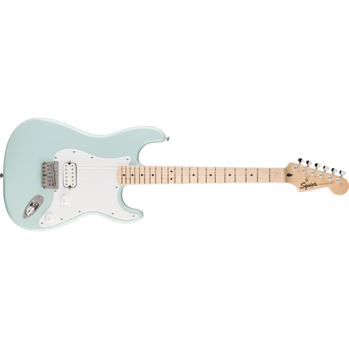 Squier Squier Sonic Stratocaster HT H Maple Fingerboard White Pickguard Sonic Blue