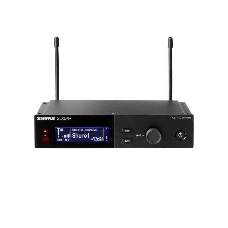 SHURE Shure SLXD24+E/B58-G65 - Cyfrowy system bezprzewodowy z nadajnikiem/mikrofonem "do ręki" Beta58 - zdjecie 2