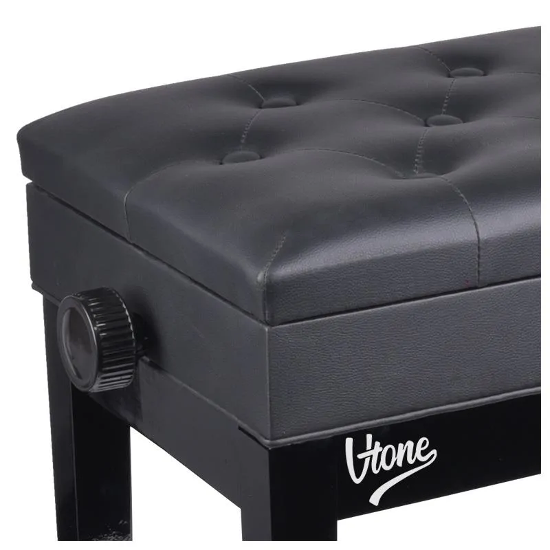 V-TONE V-TONE ŁAWA 2 BK ława do pianina ze schowkiem - zdjecie 3