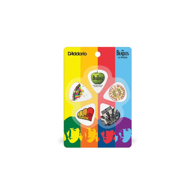 D'ADDARIO D'Addario 1CWH6-10B3 Classic Albums Guitar Picks 10 pack Heavy zestaw kostek komplet
