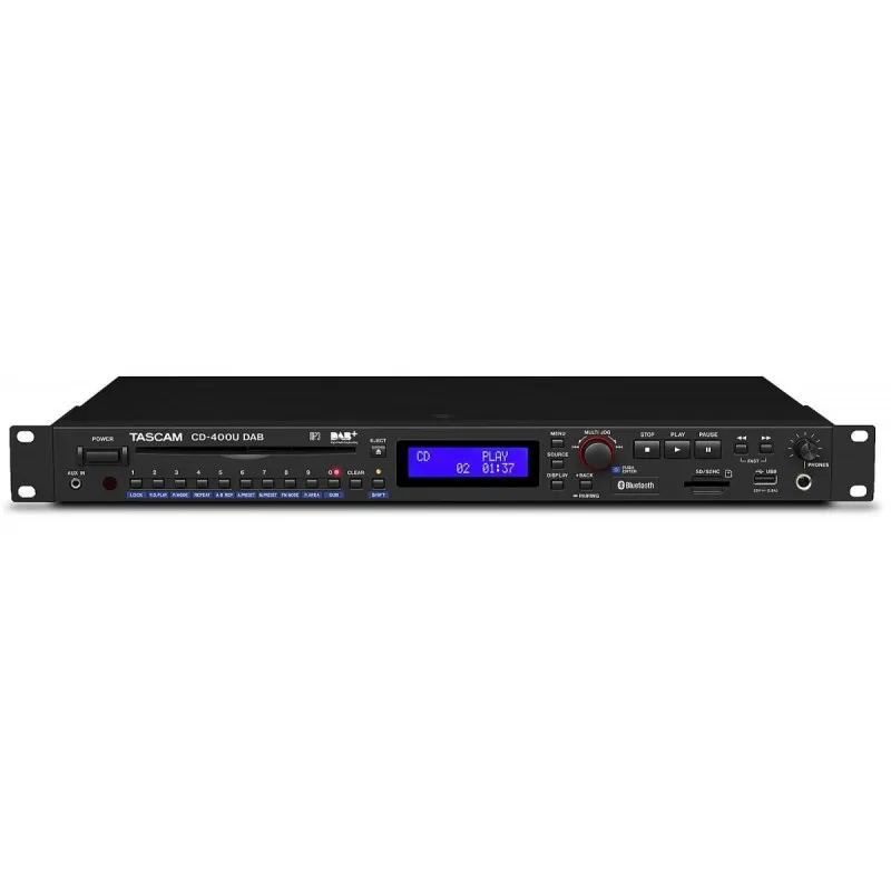 TASCAM Tascam CD400U DAB Odtwarzacz multimedialny z radiem i odbiornikiem Bluetooth