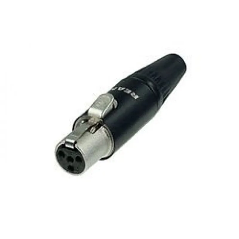 Rean Rean RT4FCB złącze mini XLR 4-pinowy żeński