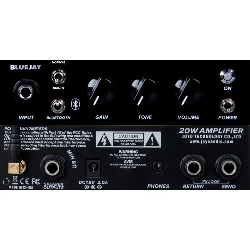 Joyo Joyo Bantamp Bluejay - mini głowa gitarowa 20W - zdjecie 4