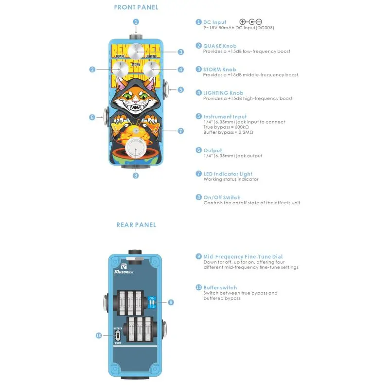 Musontek Musontek Remeowdel R2309 efekt do gitary - zdjecie 8