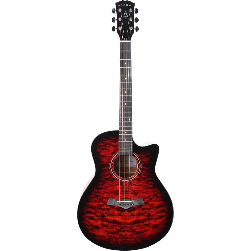 Arrow Arrow Tiger Series Red gitara akustyczna
