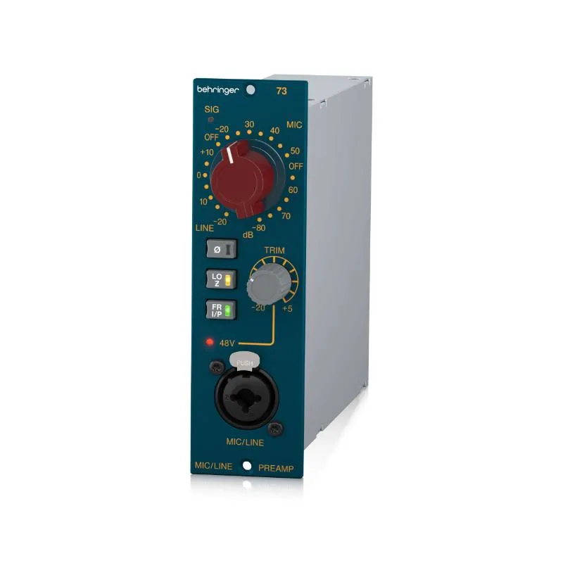 Behringer Behringer 73 Moduł przedwzmacniacza mikrofonowego w formacie 500 - zdjecie 2