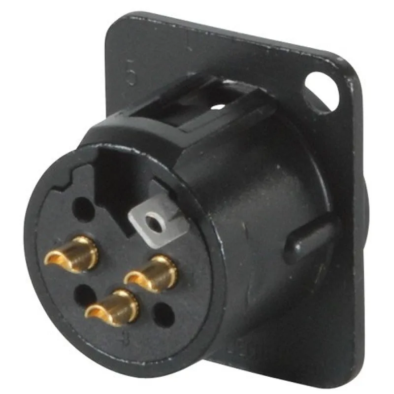 Neutrik Neutrik NC3MD-L-B gniazdo XLR M męski tablicowe - zdjecie 2