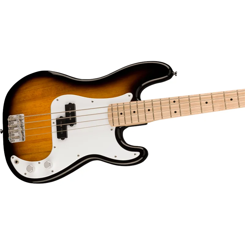 Squier Squier Sonic Precision Bass Maple Fingerboard White Pickguard 2-Color Sunburst - zdjecie 4
