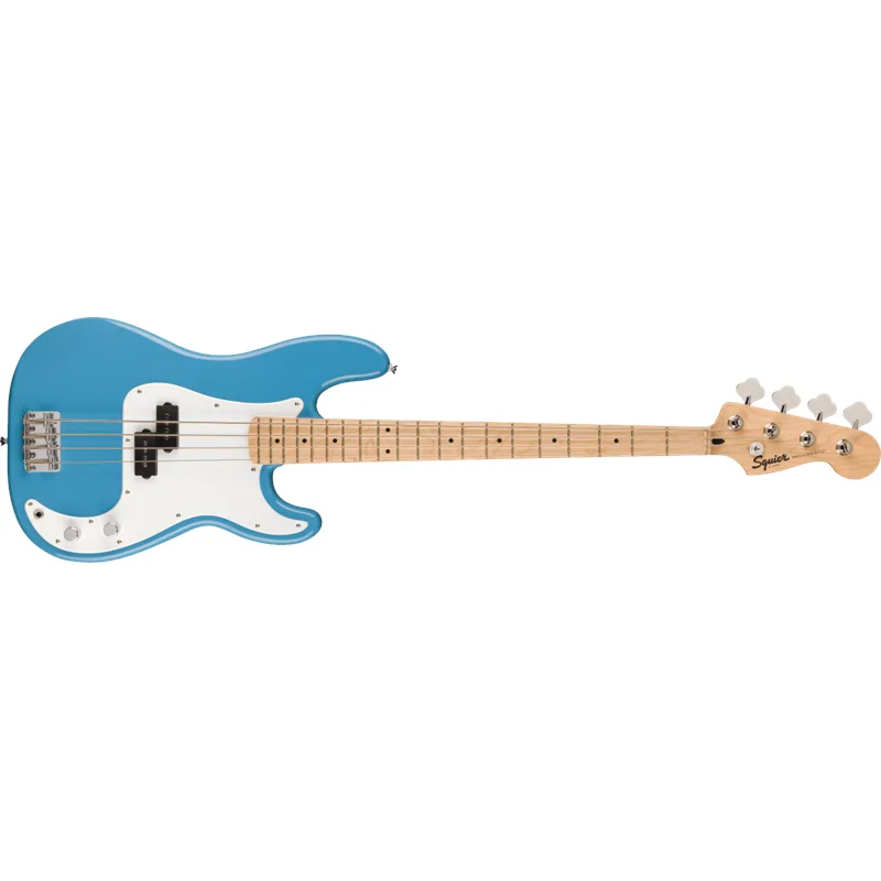 Squier Squier Sonic Precision Bass Maple Fingerboard White Pickguard California Blue