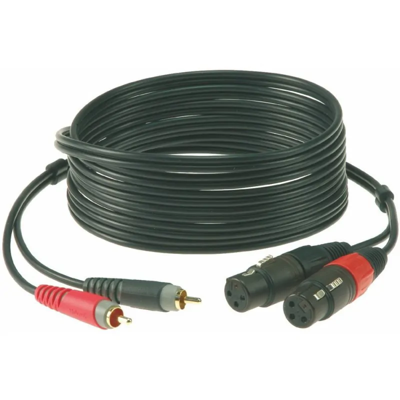 Klotz Klotz AT-CF0100 Kabel 2 x RCA - 2 x XLR żeński 1m