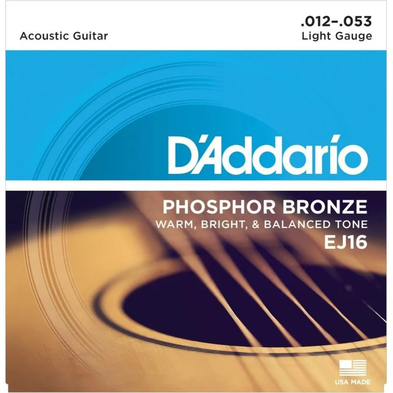 D'ADDARIO D'Addario EJ16 - Phosphor Bronze 12-53