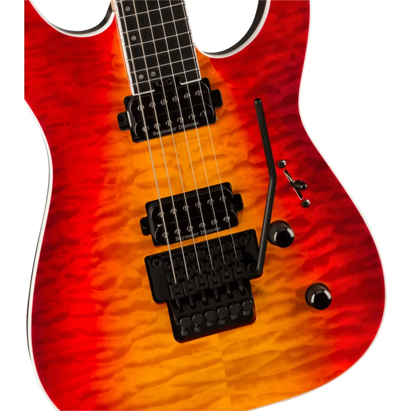 Jackson Jackson Pro Plus Series Dinky DKAQ Ebony Fingerboard Firestorm - zdjecie 3