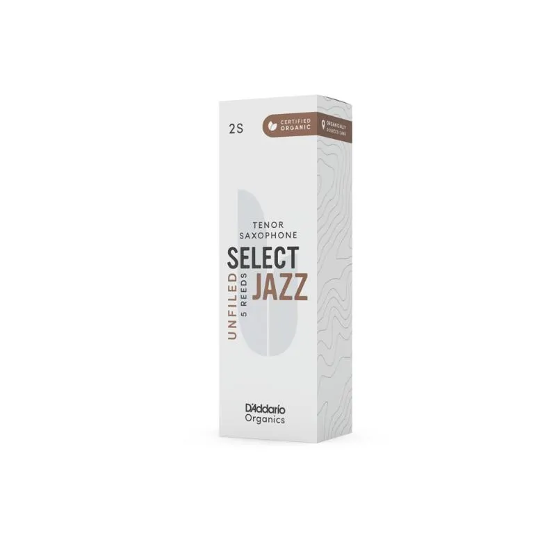 D'ADDARIO D'Addario Organic Select Jazz Unfiled 2S stroik do saksofonu tenorowego