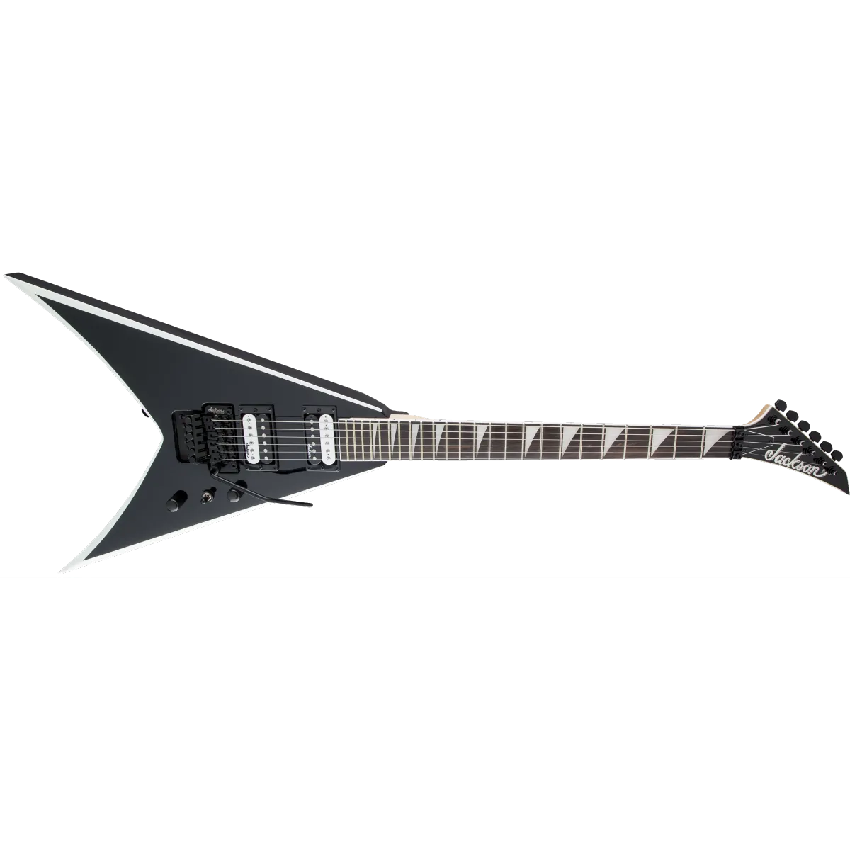 Jackson Jackson JS Series King V JS32 Amaranth Fingerboard Black with White Bevels - zdjecie 3
