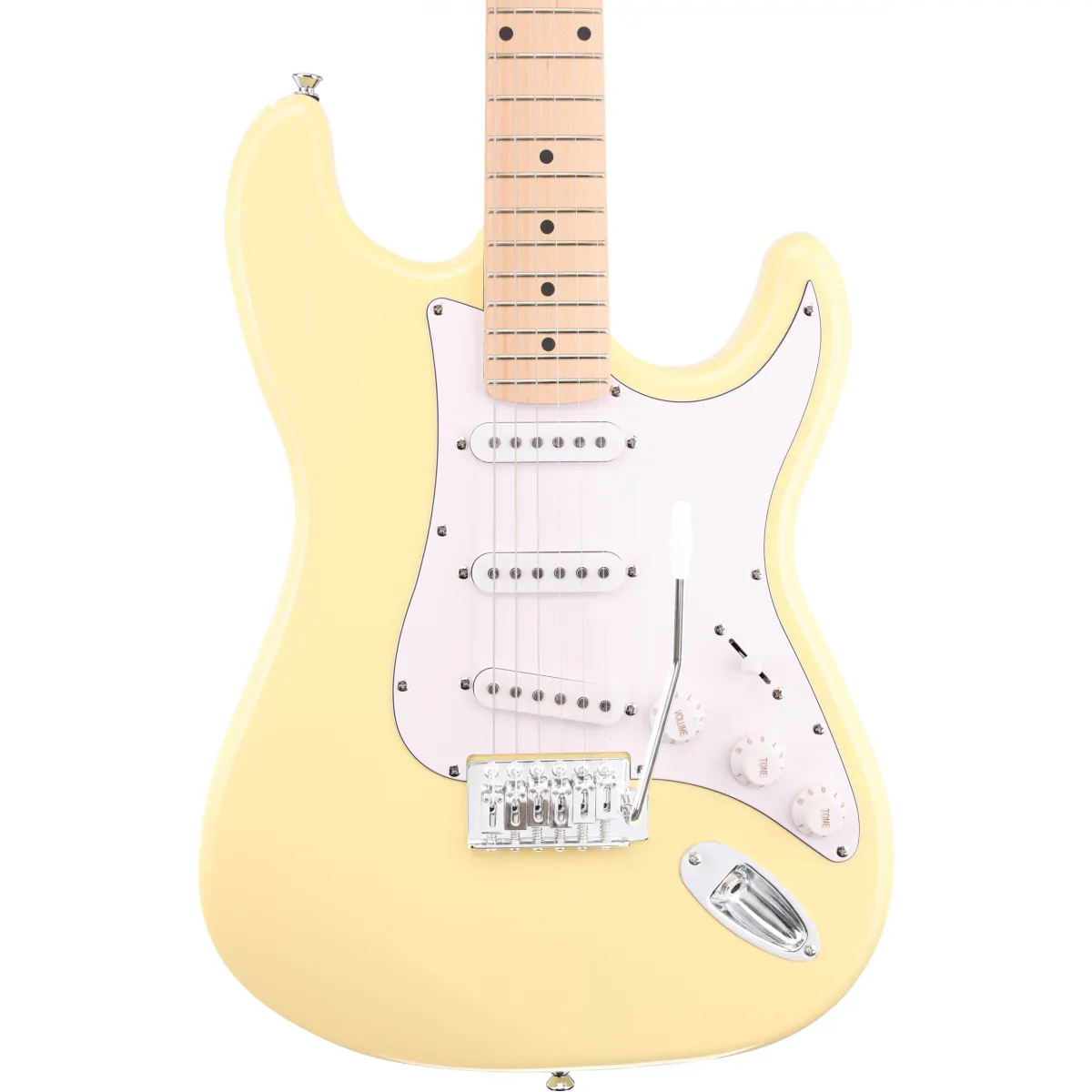 Arrow Arrow Tonecaster ST 111 Biscuit Maple/White Gitara elektryczna - zdjecie 3