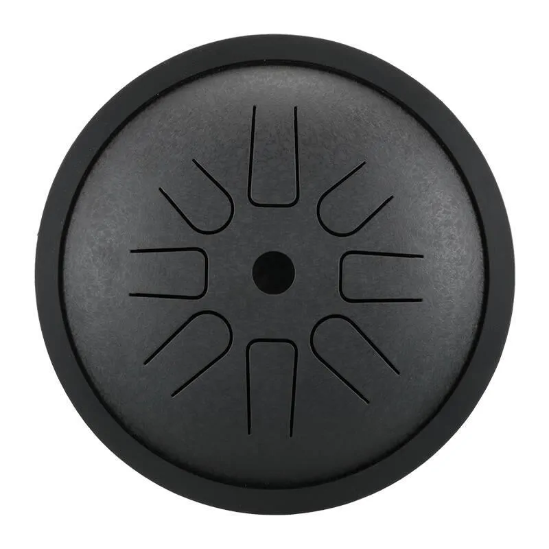 Hluru Hluru Tongue drum 6'' 8 ton TP8-6-Charcoal