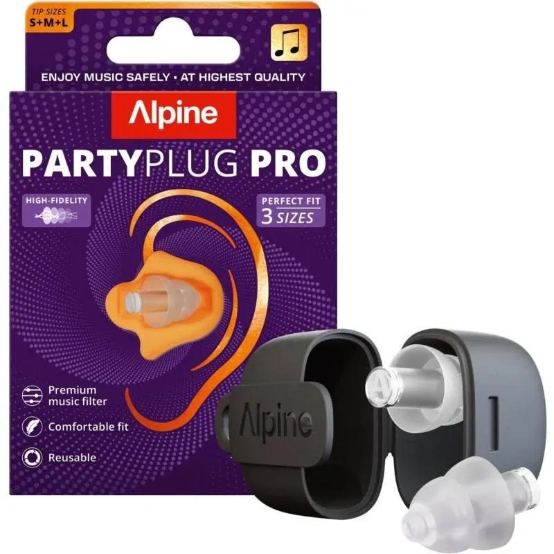 ALPINE Alpine PARTYPLUG Pro stopery do uszu transparentne