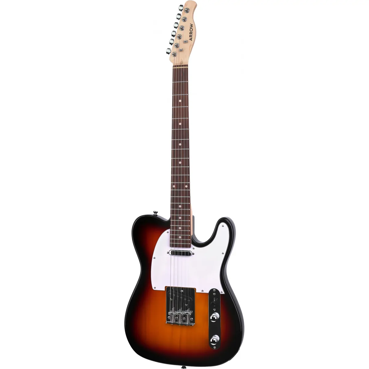 Arrow Arrow Telico TL 11 Tobacco Burst Rosewood/White gitara elektryczna - zdjecie 4