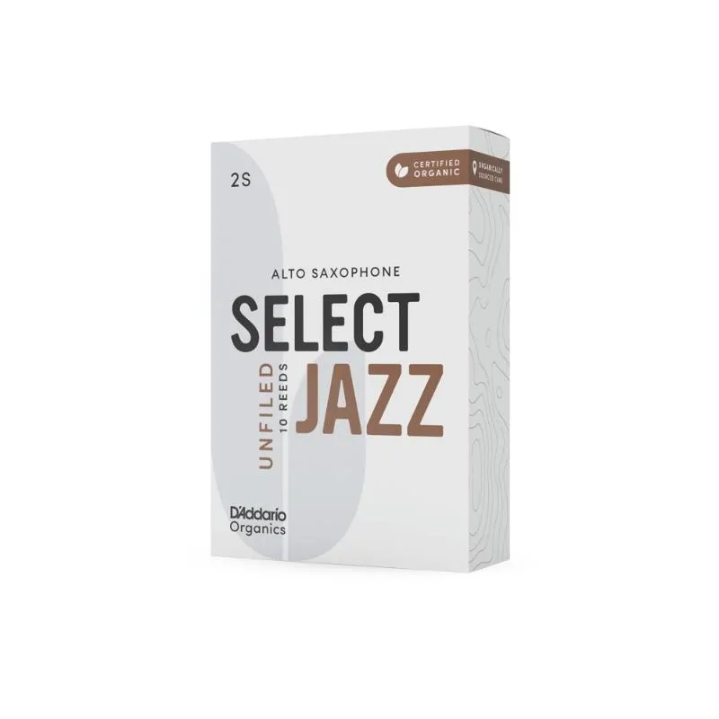 D'ADDARIO D'Addario Organic Select Jazz Unfiled 2S stroik do saksofonu altowego