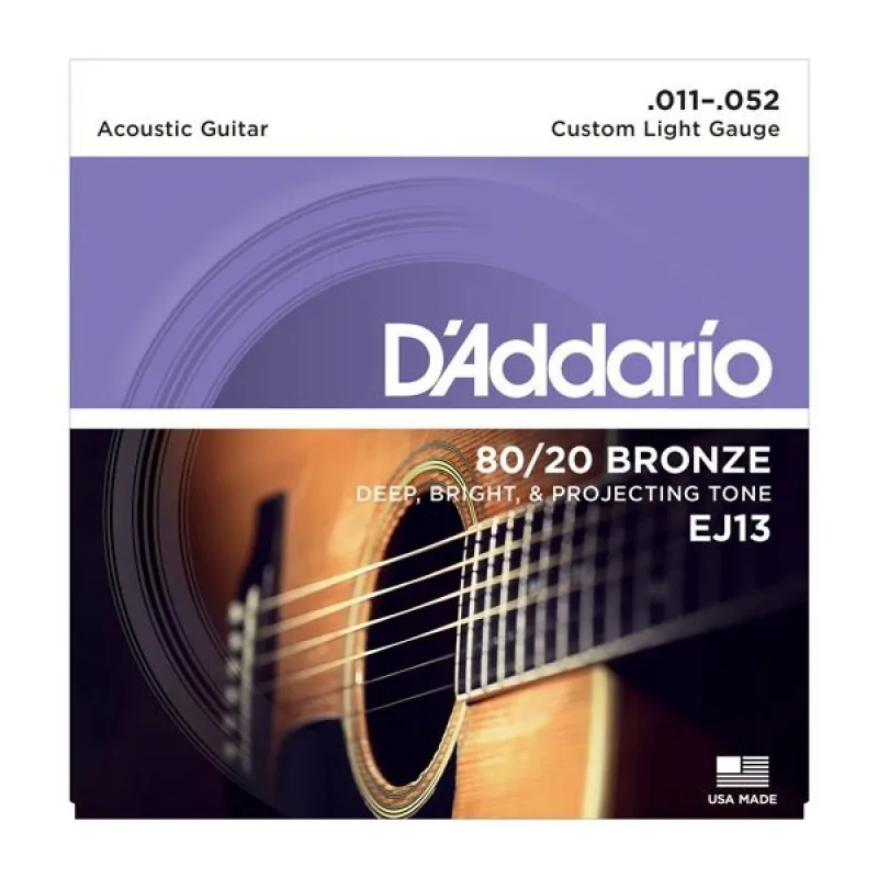 D'ADDARIO D'Addario EJ13 struny do gitary akustycznej 11-52 bronze