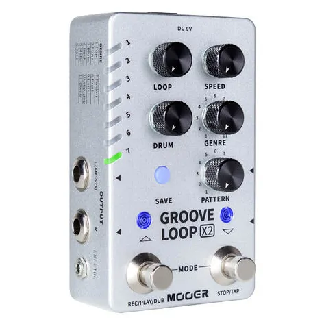 Mooer Mooer Groove Loop X2 Stereo Looper and Drum Machine - zdjecie 3
