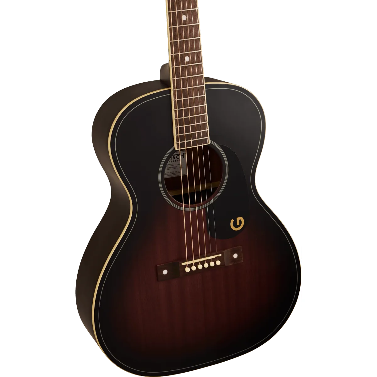 Gretsch Gretsch Jim Dandy Concert Walnut Fingerboard Black Pickguard Deep Cherry Burst - zdjecie 3