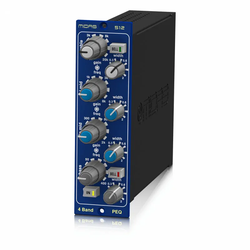 MIDAS Midas PARAMETRIC EQUALISER 512 Moduł korektora parametrycznego