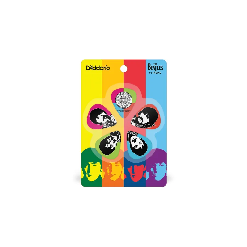 D'ADDARIO D'Addario 1CWH6-10B6 Sgt. Pepper's Lonely Hearts Club Band 50th Anniversary zestaw kostek Heavy