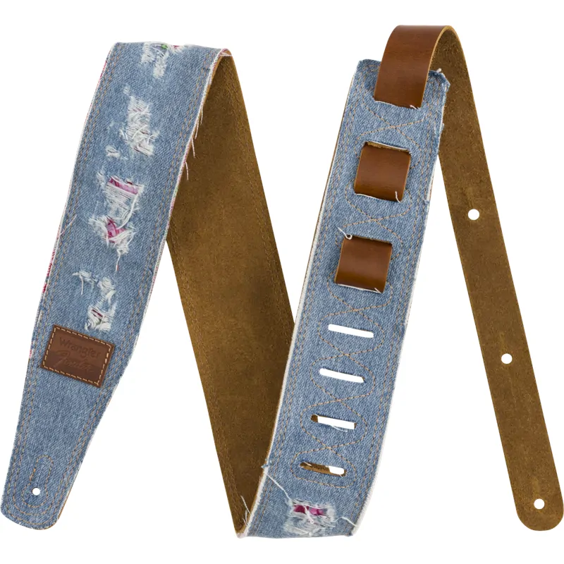 FENDER Fender x Wrangler Ripped Denim Strap Indigo