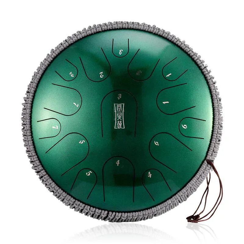 Hluru Hluru Tongue drum 15 ton 14 premium TBP15-14-JewelGreen