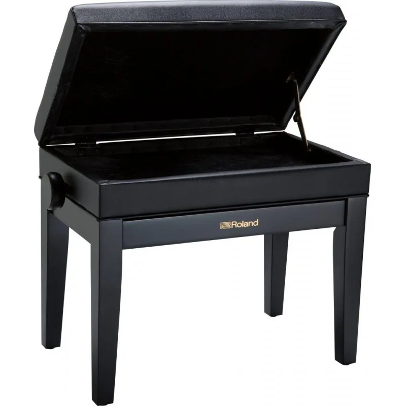 ROLAND Roland RPB-400BK ława do pianina czarny mat regulowana ze schowkiem - zdjecie 2