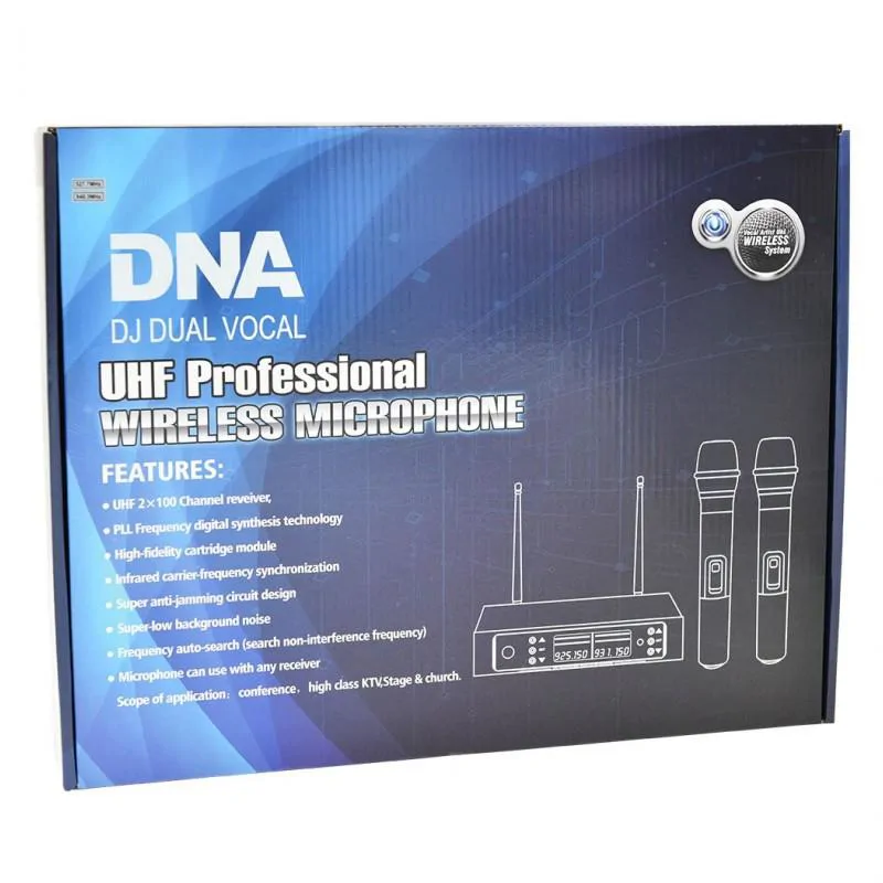 DNA DNA DJ DUAL VOCAL wokalowe mikrofony bezprzewodowe - zdjecie 7
